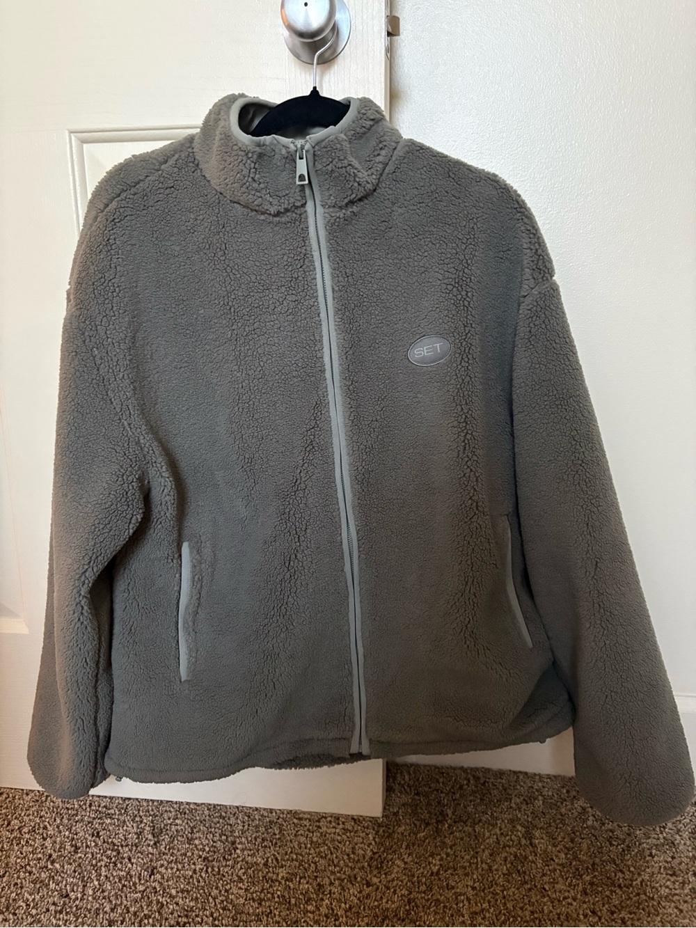 SET Active Fleece Teddy Full Zip Jacket
